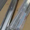 Stainless Steel Straight Spring Loaded Mud Flap Hanger,Round Tube Style,1-1/8" Bolt Spacing,30" Length.with 7 inch Enhanced Spring Inside.with 2pcs Reflective Plate