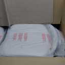 Amazon.com - CONSDAN Dining Chairs Set of 2, Solid Wood Frame, Sturdy Construction, Ergonomic Design, Plush Faux Sherpa Cushions, Faux Leather Covered Back - Tables