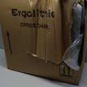 Ergonomic Office Chair-Computer X-Shaped Chair Mesh PU Leather with Adjustable Lumbar Support-Executive Desk Chair High Back with Headrest Flip-Up Arms for Long Hours (Black)