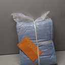 King Quilt Set  104"x90" Soft Washed 3-Layer Lightweight Bedspread with Multi-Lock Quilting, Minimalist Nordic Bedding, All-Season Quilt for Spring, Summer & Fall (1 Quilt + 2 Pillow Shams), Blue