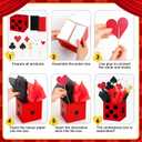 Zhanmai 6 Set Casino Party Decorations Dice Poker Boxes Centerpiece