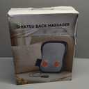 Shiatsu Back and Neck Massager for Pain Relief Deep Tissue, Up and Down Rolling Back Massager with Heat, 3D Kneading Massage for Office Home Car, Birthday Gifts for Women Men Mom Dad (Gray)