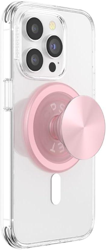 PopSockets Phone Grip for MagSafe, Magnetic Holder, Phone Stand - Dusty Rose (Pinky)