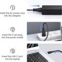 Dzytnsy 65W USB C Charger Compatible with Lenovo Thinkpad/Yoga/Chromebook Laptop Computer 65W 45W USB C Fast Power Adapter