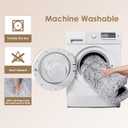 EHEYCIGA Fluffy Dog Crate Bed for Small Dogs, Plush Faux Fur Crate Pad, Calming Anti Anxiety Small Dog Bed (23.6 x 17.5, Grey)