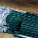 Fence Posts 6FT, Metal U Posts for Wire Fence, 10 Pack，Green