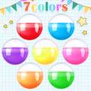 Sosation 150 Pcs 1.1 Inch Gumball Vending Machine Capsules Empty Round Plastic Containers for Prizes Party Favors (Stylish Color)