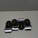 QUMY Dog Shoes for Large Dogs, Medium Dog Boots & Paw Protectors for Winter Snowy Day, Summer Hot Pavement, Water-Resistant in Rainy Weather, Outdoor Walking, Indoor Hardfloors Skid-Resistant Sole (Size 6: 2.6''x3.0''(W*L) (Pack of 4))