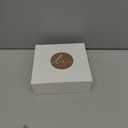 Ling's Moment Set of 6 White Boutonniere for Men for Wedding Groom Groomsmen Artificial Flowers Boutonniere for Wedding Ceremony Anniversary Formal Dinner Party