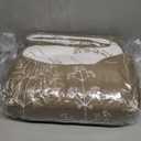 Love's cabin Light Taupe Full Comforter Set - Full Size Comforter Set, 3 Pieces Cute Floral Bedding Sets for All Seasons,1 Soft Reversible Botanical Flowers Comforter and 2 Pillow Shams (Full (79"x90"))