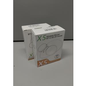 2 x 2.4GHz Wireless Mouse, Bluetooth Mouse Dual Channel, 1600DPI USB Mouse, Cute Big Ears Mouse Shape, Detachable Buttons for PC, Tablet, Laptop, Windows System (Green)