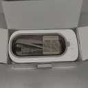 Ultrasonic Jewelry Cleaner Machine: 48KHz Ultra Sonic Cleaner for Jewelry,Eyeglass,Rings,Watch Band,Dentures,with Dual Cleaning Modes,350ML 304 Stainless Steel Tank,Gift for Wife,Mom,Daughter (White)