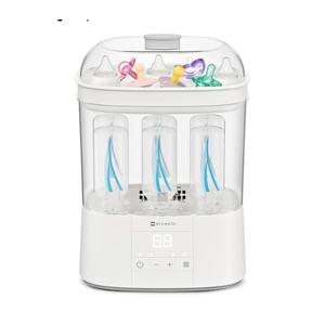 Bottle Sterilizer and Dryer, HIYAKOI Electric Steam Baby Bottle Sterilizer and Dryer, All-in-One Sterilizer 2 Layers Large for Baby Bottles, Parts & Other Newborn Essentials - HEPA Filtration