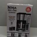 Ninja 12-Cup Programmable Coffee Brewer, 2 Brew Styles, Adjustable Warm Plate, 60oz Water Reservoir, Delay Brew - Black/Stainless Steel