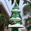 Handcrafted Elegant Glass Wind Chime with Melodic Tones Outdoor Indoor Hanging Decor for Home Garden Patio Porch