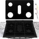 Stove Cover For Whirlpool 30 in Gas Stove Protectors 5 Burners Model WFG775H0HB WFG775H0HW WFG775H0HZ WFG775H0HV, Upgraded 0.5MM Reusable Splatter Guard Stove Protector Liner