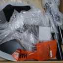 FDW Bistro Pub Table 40 Inch Height Cocktail Table Round Bistro Bar Table for Home and Kitchen Dining (Black)