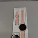 Smart Watch for Women, 1.27" AMOLED Screen Smartwatch with Answer/Make Call for iPhone/Android/Samsung, Fitness Tracker with 120+ Sport Modes, Heart Rate/Sleep/Health Monitor, IP68 Waterproof, 2 Bands (Rose Gold)