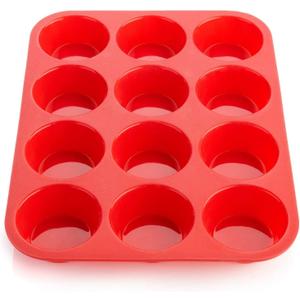 Silicone Muffin Pan - 12 Cups Regular Cupcake Pan