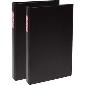 Avery Legal-Size Durable 3 Ring Binders, 1" Round Rings, Holds 8.5" x 14" Paper, Black, (17709)