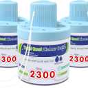 Toilet Bowl Cleaners, Blue Cleaner Tablets in Bottle, Deodorizes, Freshens Odors, Drops Into Toilet Tank, Long Lasting Slow Release, Septic tank safety - 3 packs (9.2 Ounce (Pack of 3))