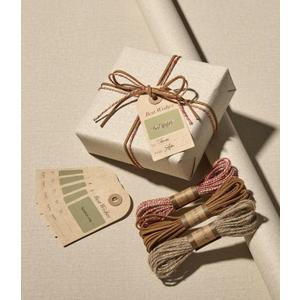 Vitalizart Textured Wrapping Paper Set 30" Roll Twine Ribbons & Tags Eco-Friendly Extra Thick All-in-One Kit Christmas Kraft Gift Wrap Birthday Baby Shower Wedding Crafts Beige Light Brown