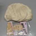 Pixie Cut Wigs Synthetic Short Blonde Pixie Haircut Wig with Bangs Glueless Layered Wig Wavy Wigs for Women