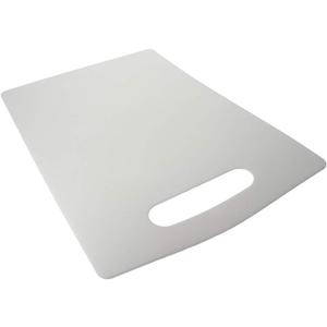 Bettomshin Plastic Utility Cutting Board with Handles, Food Safe PP Material, BPA Free, Thick Chopping Board, Large Size (28.5 x18.5cm), Easy Grip Handle, for Kitchen (White)Gifts for Christmas