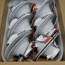 12 Pack 5/6 Inch 5CCT LED Recessed Lighting Retrofit, 2700K/3000K/4000K/5000K/6500K Selectable, Dimmable Can Lights with Baffle Trim, 12W=150W, High Brightness 1000LM, IC& Wet Rated, ETL&FCC Certified