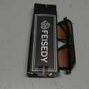 FEISEDY Vintage Square 70s Flat Aviator Sunglasses Women Men Classic Retro Stylish Frame UV400 Sunglasses B2622