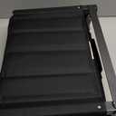 SPORT BEATS Stadium Seats with Back Support Bleacher Chairs with Back and Cushion Thick Padded Bleacher Seats Includes Shoulder Strap (Black)