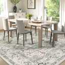 LIVEBOX Green 10x14 Area Rugs, Soft Extra Large Area Rug for Living Room Low Pile Non Slip Boho Rug, Non Shedding Indoor Carpet for Bedroom Dining Room Under Table