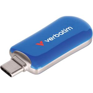 Verbatim 128GB Type C USB 3.2 Gen 1 Flash Drive USB-C Thumb Drive  Blue