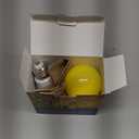 EvaStary Dusk to Dawn LED Yellow Bug Light Bulb, 6W(40W Equivalent) Yellow Bug Light Bulbs for Porch Lights Outdoor, Auto On/Off A19 LED Bug Lights, Photocell Sensor, E26 Base, 2 Pack