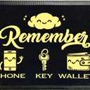 Funny Door Mats Outside Funny Welcome Mats for Front Door Front Door Mat Funny Keys, Glasses, Phone Doormat Washable Rug Outdoor Rug Doormat Outside Entrance Entryway, Non Slip Rug