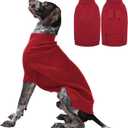 Lelepet Dog Sweater Turtleneck Pet Knitwear Pullover Dog Sweater for Large Dogs Girls Boys Warm Doggy Sweatshirt Outfit for Fall Winter Cozy Pet Clothes for Indoor & Outdoor Walking, Bulldog, Labrador