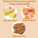 120 Premium Turmeric, Ginger, Cinnamon Blend Tea Bags, 100% Natural & No Additives & Caffeine Free BBD 03/19/27