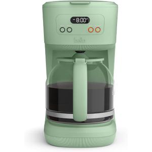 bella 12 Cup Programmable Coffee Marker, Reusable Dishwasher Safe Accessories, Easy LCD diaply, Auto Shutoff, 900 watt, Seaglass