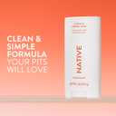 Native Deodorant Contains Naturally Derived Ingredients, 72 Hour Odor Control, Deodorant for Women and Men, Aluminum Free, Citrus & Herbal Musk 2.65oz