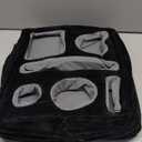 G GOOD GAIN Couch Cup Holder Pillow-Sofa Cup Holder Cozy Buddy | Bed Drink Caddy Holds Tablet, Remote, Snacks | Waterproof Anti-Spill Sofa Beverage Tray for Car, Park, Beach, Picnic, Boat, RV(Black)