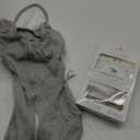 Amazing Baby Omni Transitional Swaddle, Swaddle Sleep Sack with Wrap & Arms Up Sleeves & Mitten Cuffs, Gray Stars, Small, 0-3 Months