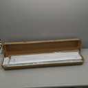 Allesin Faux Wood Blinds 2 inch Slat Cordless Design Room Darkening Blinds for Indoor Windows Easy to Install & Durable Horizontal Windows Blinds Inside/Outside Mount,22" W x 48" L,Pearl White