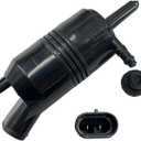 Front Wiper Windshield Washer Pump Compatible with Suburban Savana 1500 Rainier Silverado 1500 Rendezvous Venture Envoy 13502903 SU15227 AS500 0261230162 22127652 22127653 22143196