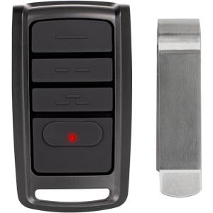 315/390MHZ Dual Frequency Auto-Seek Overhead Door Garage Opener Remote, 3 Buttons, For Overhead Door CodeDodger/Genie Intellicode, 1 Pack