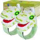 Walkie Talkies for Kids 2 Packs, Kids Toys for Boys Girls Aged 3 to 8 Years Old for Outdoor Adventure, Camping, Halloween, Christmas, Birthday Gifts (Green, Dinosaur)