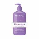 Hempz Magnesium Body Lotion for Sleep & Relaxation, Hydrating Lotion with Arnica, Electrolytes & Shea Butter, Calming Nighttime Moisturizer for Muscle Relief & Soft Skin, Serene Waters Scent, 17 oz