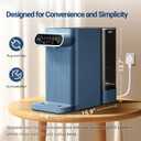 PUREPLUS Countertop Reverse Osmosis Water Filtration System, 5 Stage Countertop Water Filtration, Portable Instant Hot Water Dispenser, No Installation Required, Blue