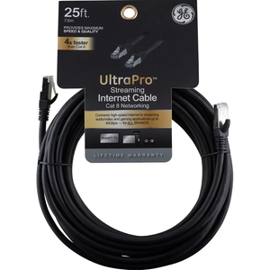 GE Cat 8 Ethernet Cable - 25 ft