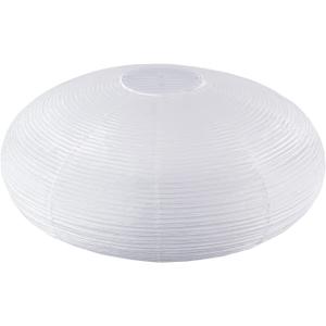 White Oval Paper Lanterns-22 Large Hanging Paper Lantern Lamp, Chinese/Japanese Paper Lantern Pendant Light for Party Decoration, Wedding, Home Decor Ceiling Lampshade(1 Pack)