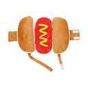Hot Dog Pet Dog Costumes，Funny Food Halloween Pet Apparel Costume Halloween Party Dog Clothing Funny Pets Party Cosplay Apparel for Dogs and Cats (Medium)